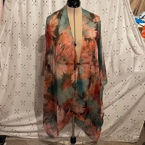 Beach kimono cover up